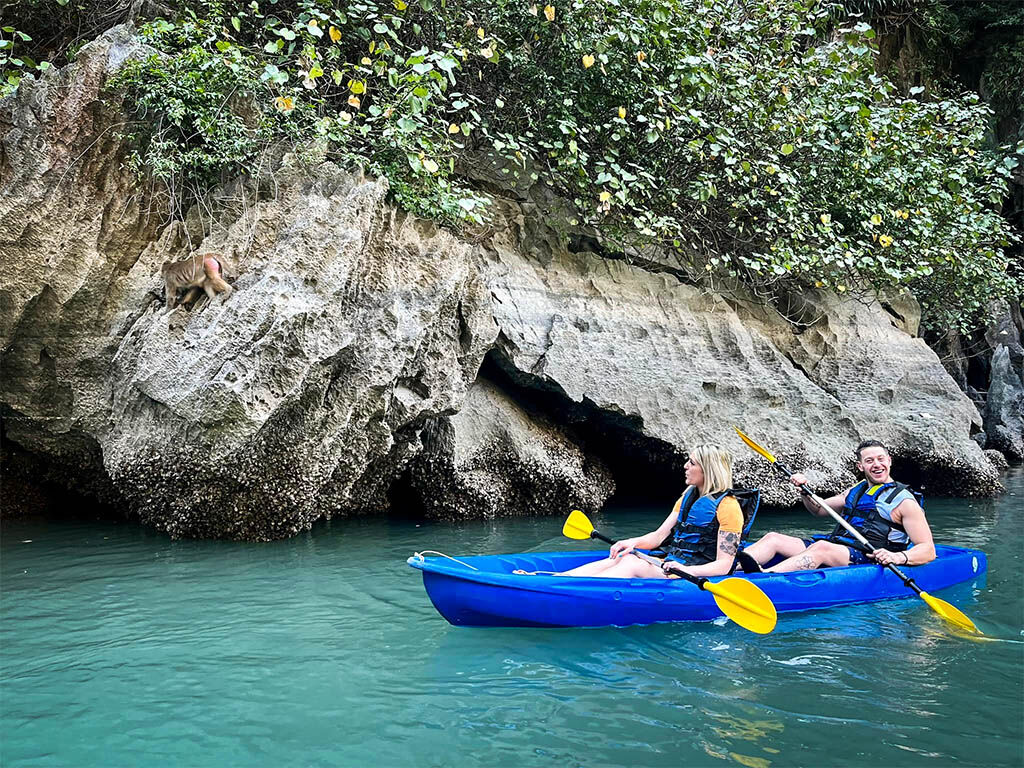 Paddle through emerald waters—exclusively yours